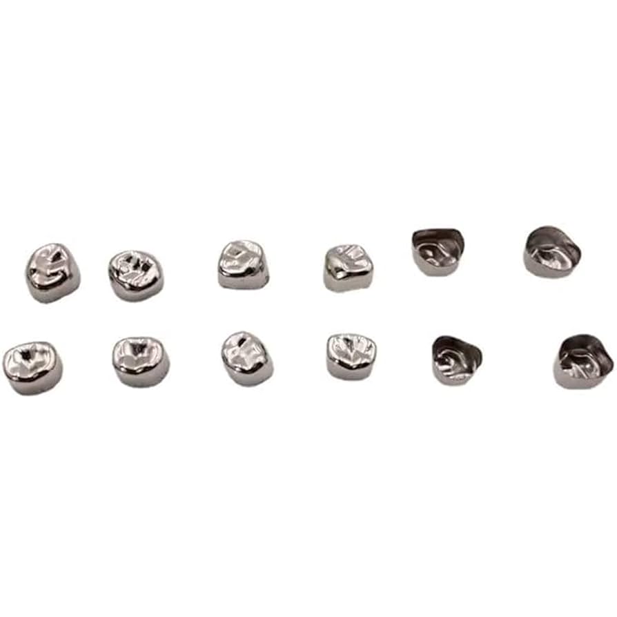 Amazon.com: Goluao-Stainless Steel Primary Molar Crown Adult
